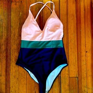 Cupshe Color Block one piece